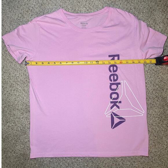 Reebok - Light Purple Cotton Blend Shirt - Size Medium - Picture 4 of 11